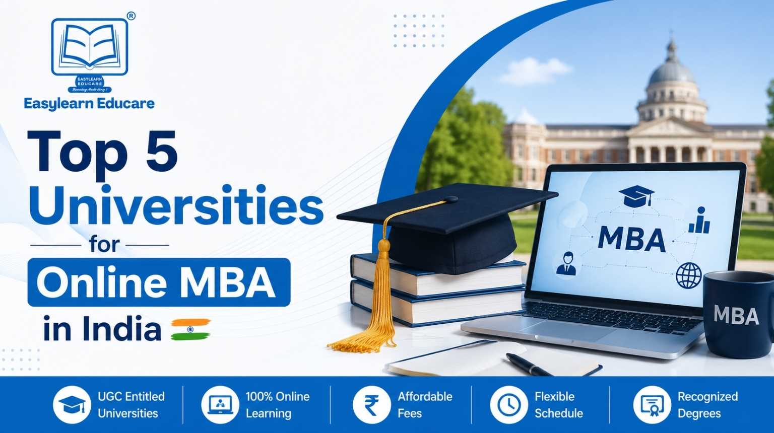Top online MBA universities in India